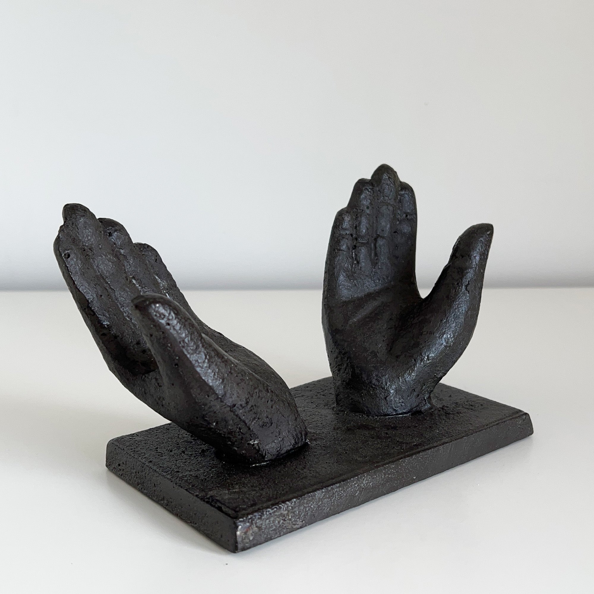 Cast Iron Hands Cook Book Stand / iPad Holder