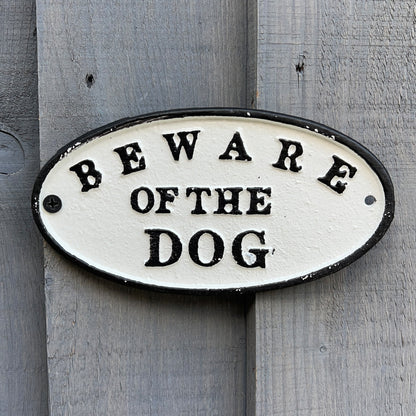 Beware of the Dog Wall Plaque / Sign