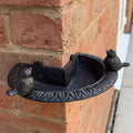 Wall Mounted Corner Bird Feeder - Cast Iron