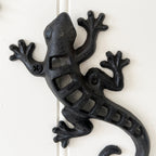 Wall Mounted Gecko - Cast Iron