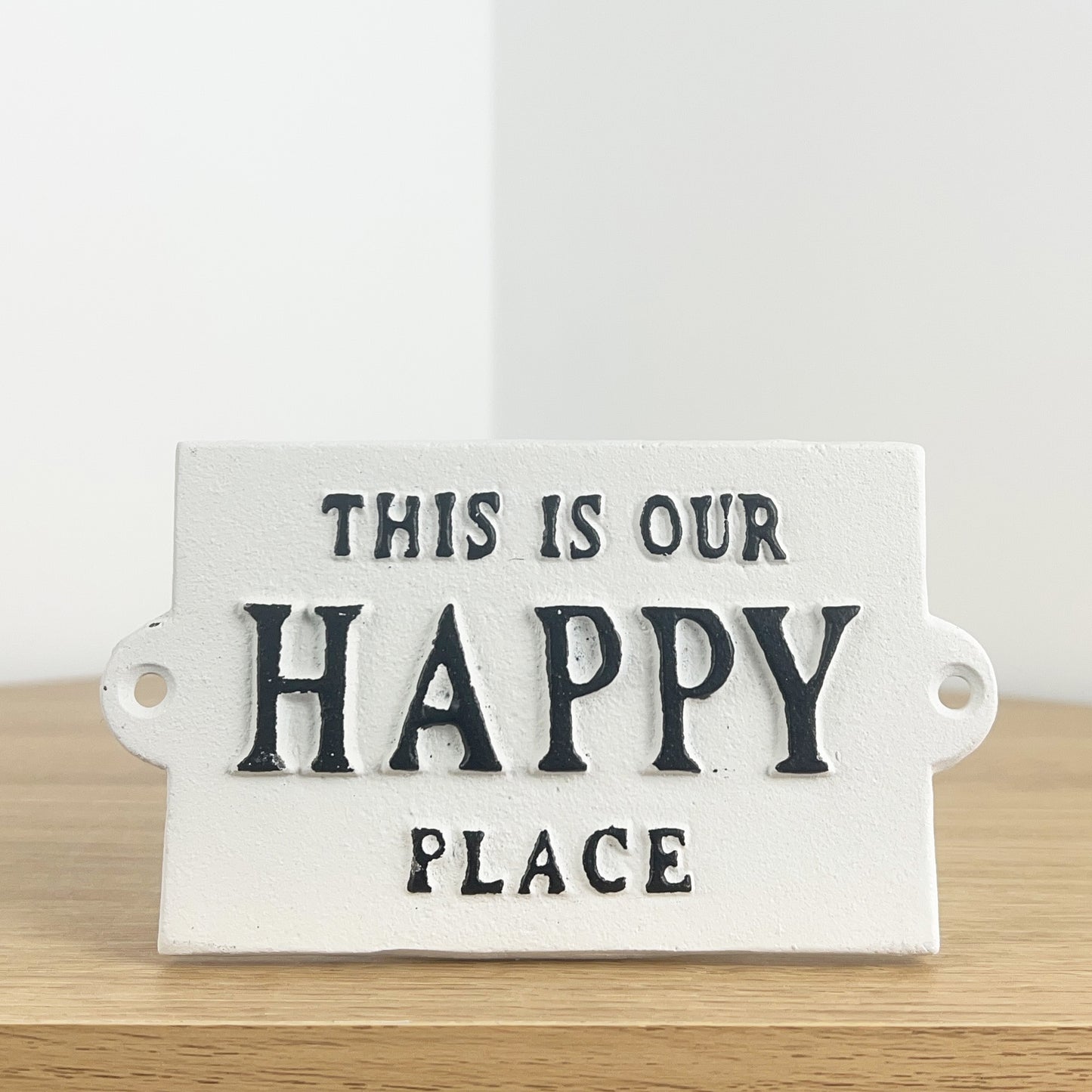 'This Is Our Happy Place' - Wall Plaque