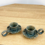 Pair of Vintage Style Chamber Sticks