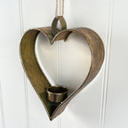 Hanging Heart Candle Holder