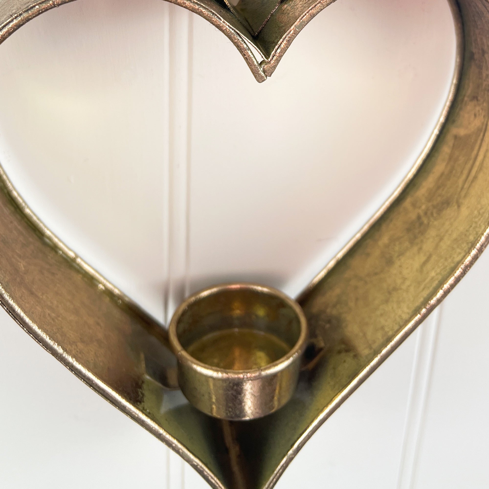 Hanging Heart Candle Holder