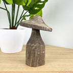 18cm Wooden Mushroom Ornament