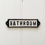 Bathroom Door Wall Sign
