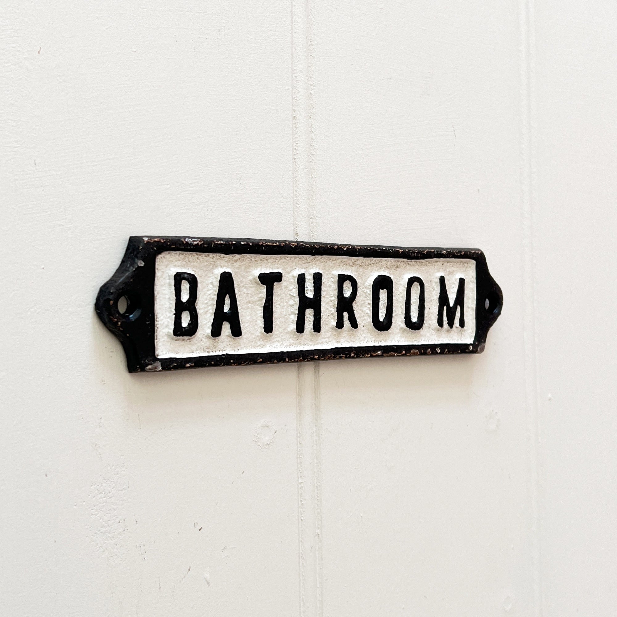 Bathroom Door Wall Sign