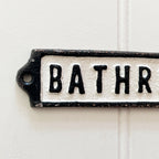 Bathroom Door Wall Sign