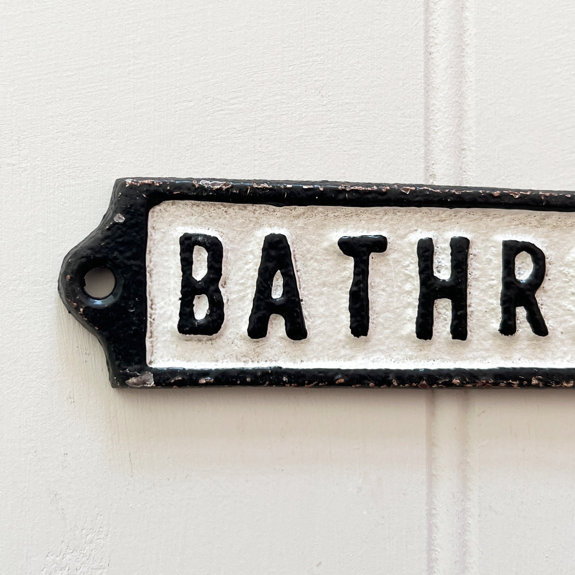 Bathroom Door Wall Sign