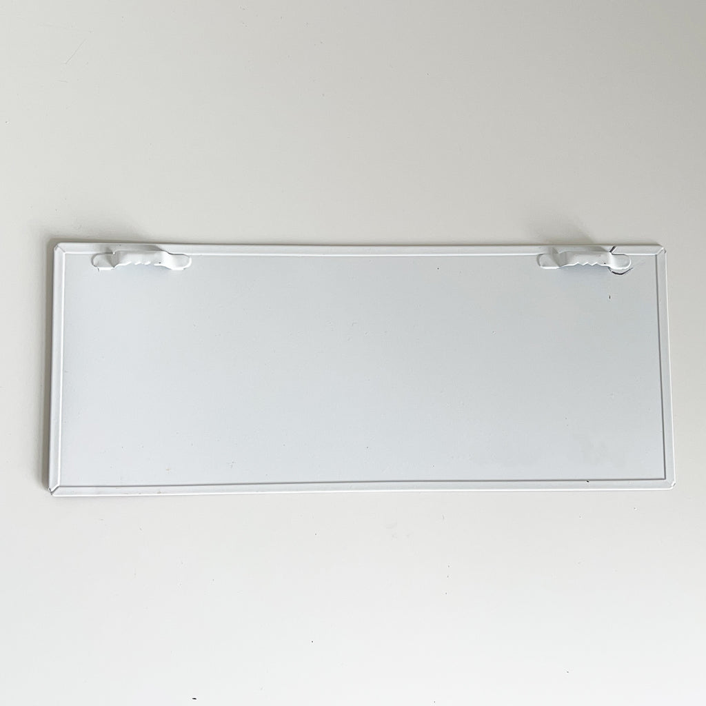 Get Naked Metal Wall Sign Back