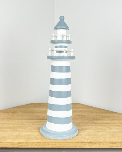 15" Wooden Lighthouse Ornament