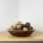 Set of 6 Small Willow Decorative Bowl Filler Balls