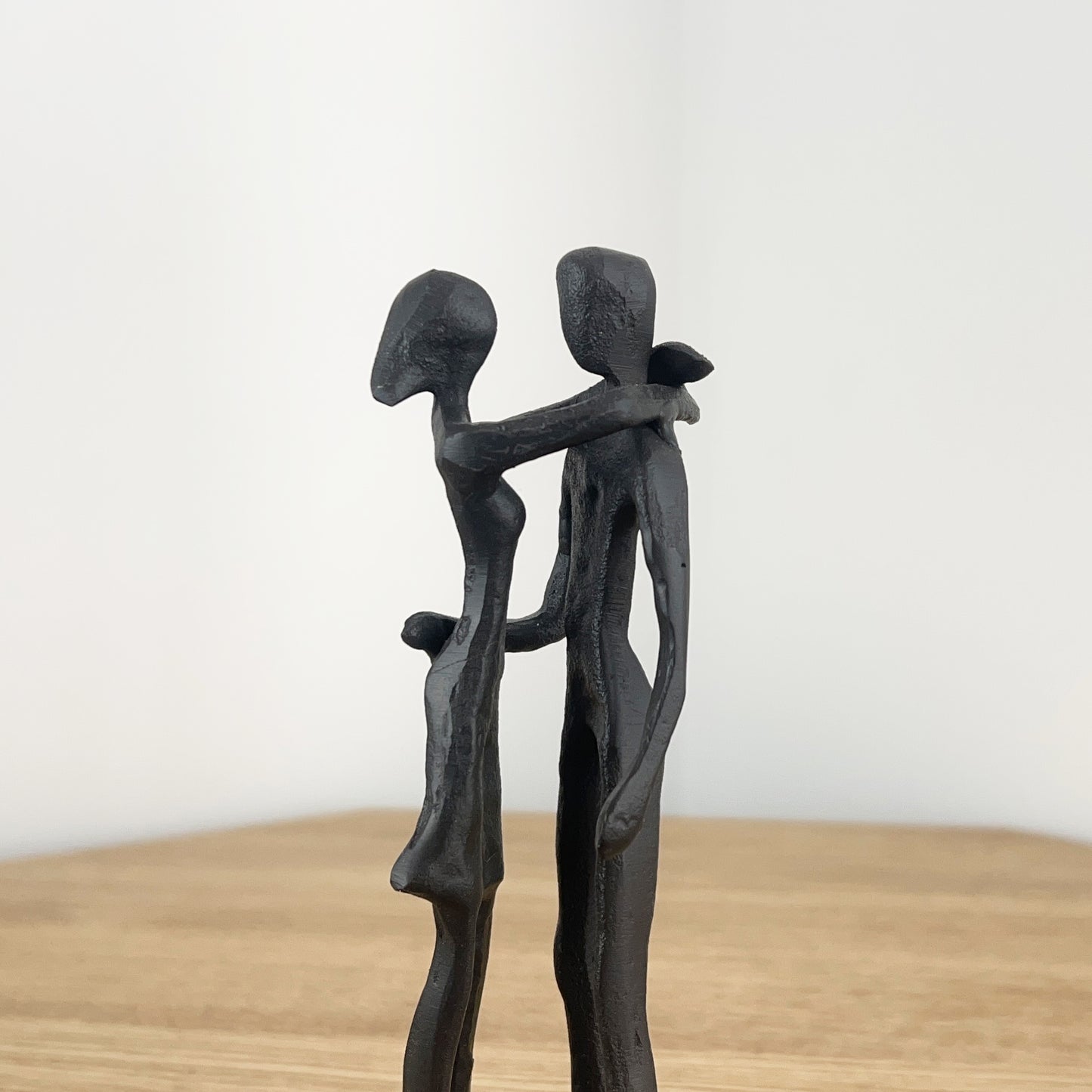 17cm Small Metal Couple Sculpture