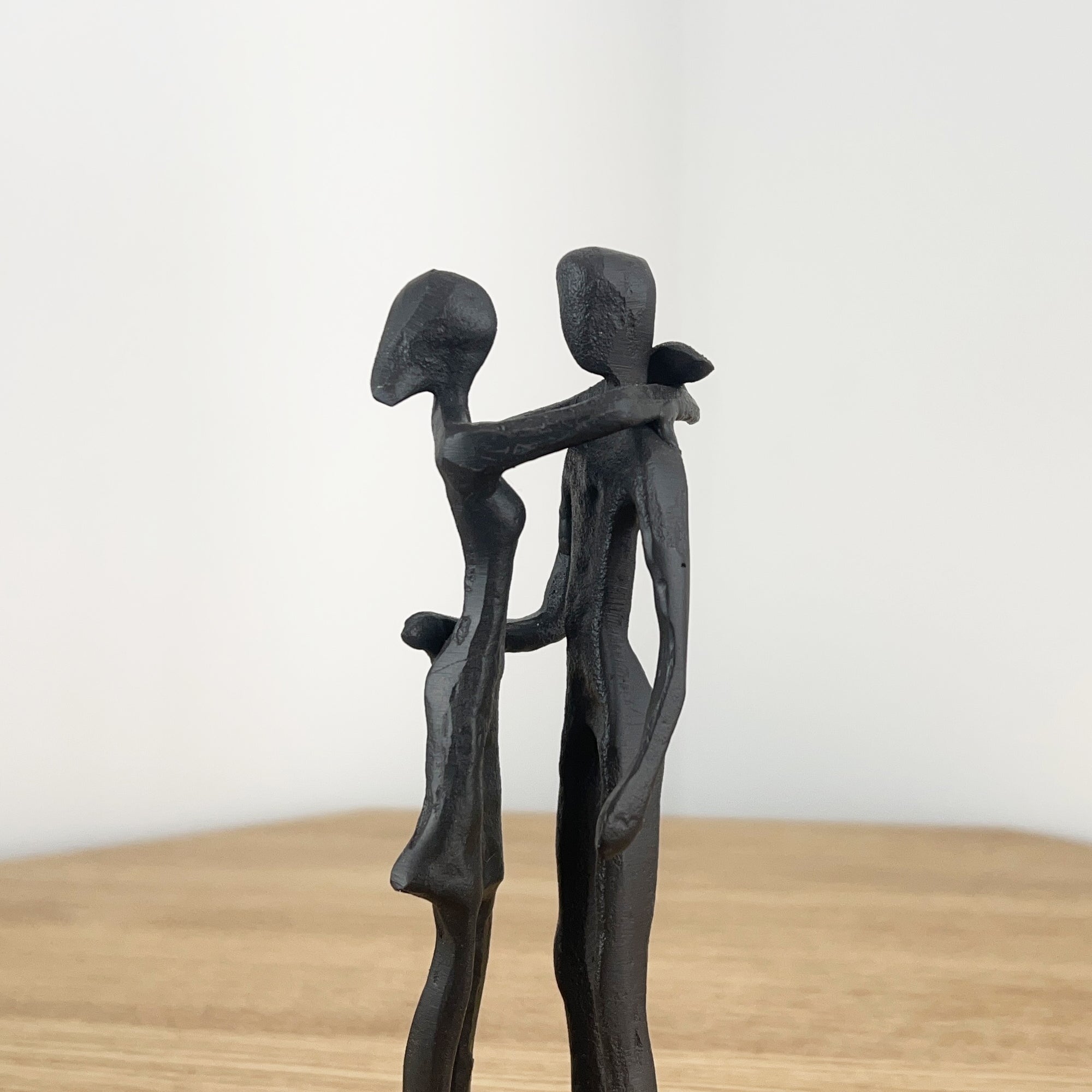 17cm Small Metal Couple Sculpture
