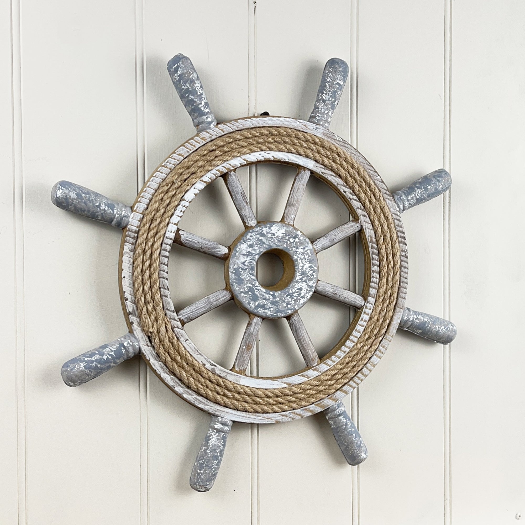 40cm Ships Wheel Wall Hanging Decoration