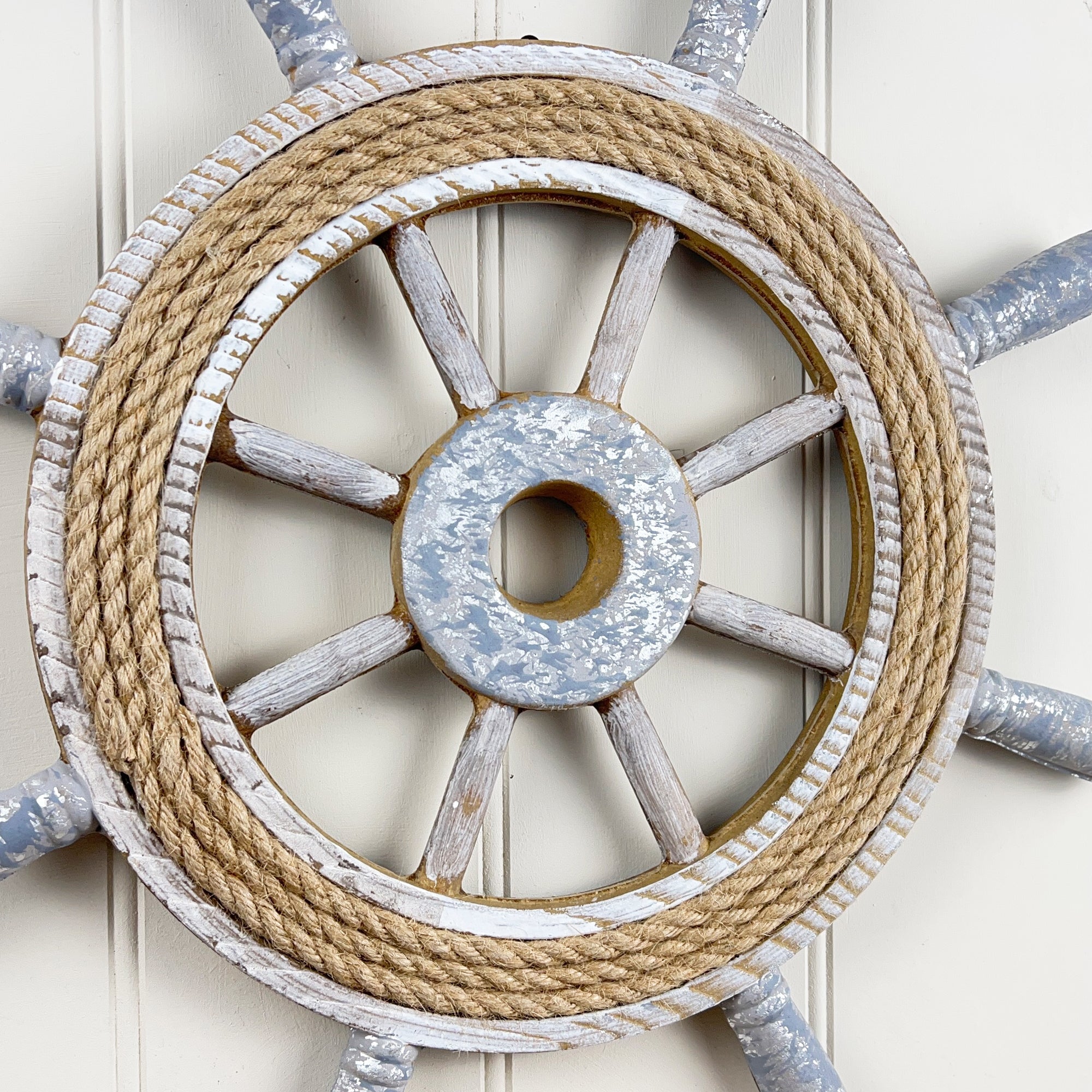 40cm Ships Wheel Wall Hanging Decoration