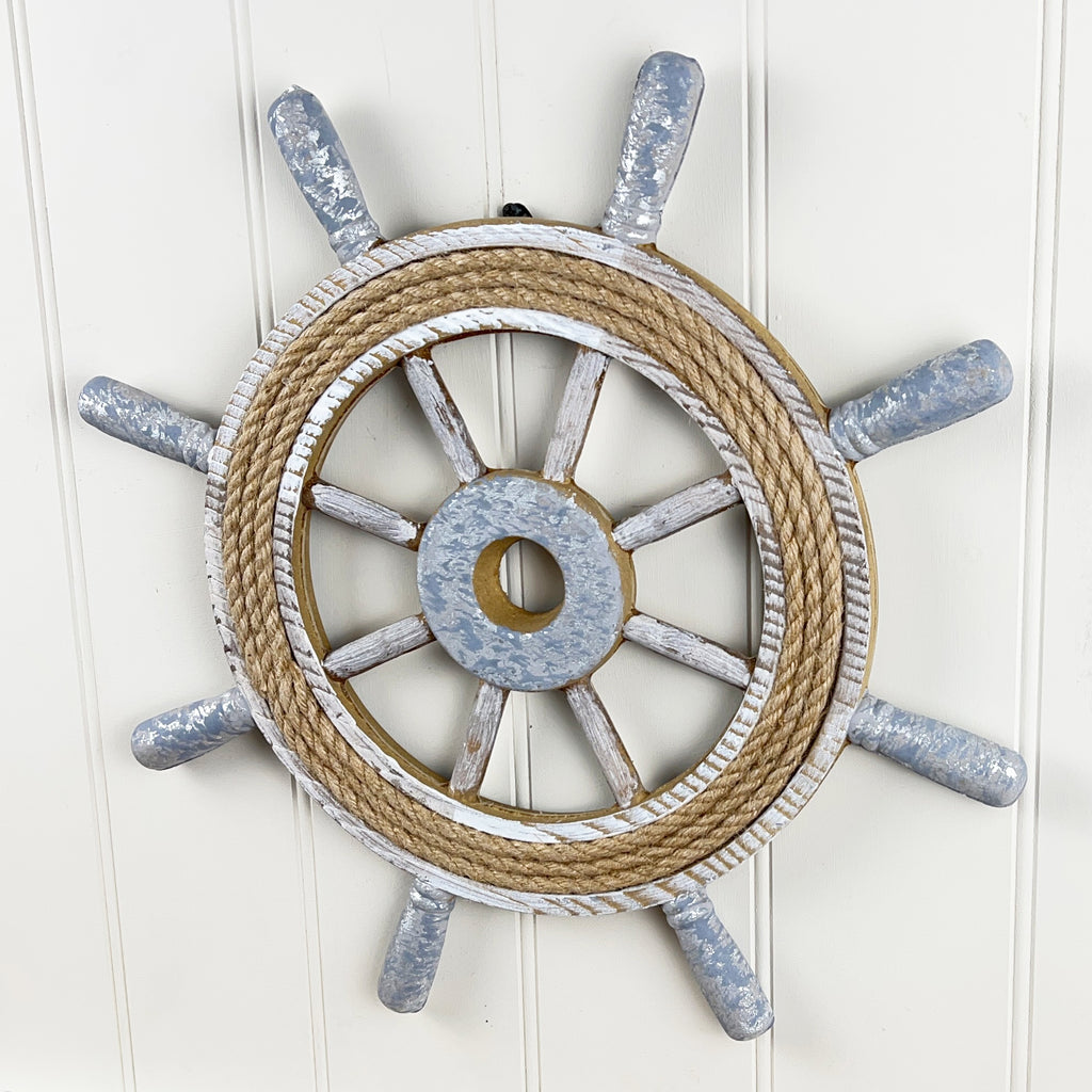 40cm Ships Wheel Wall Hanging Decoration
