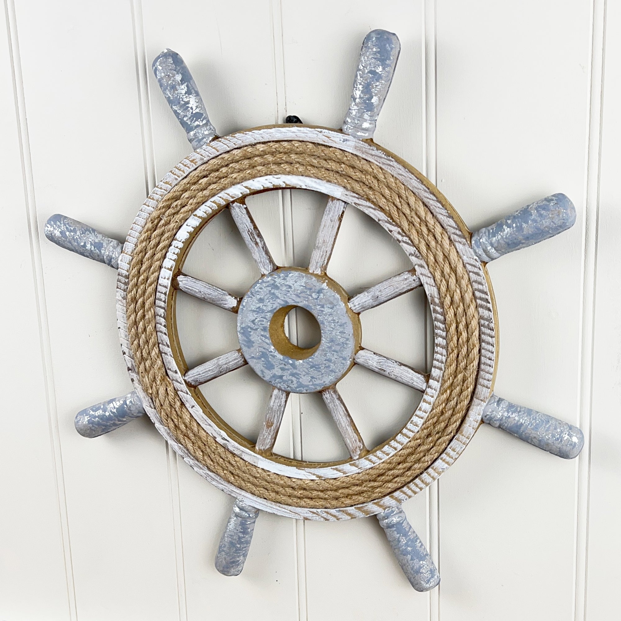 40cm Ships Wheel Wall Hanging Decoration
