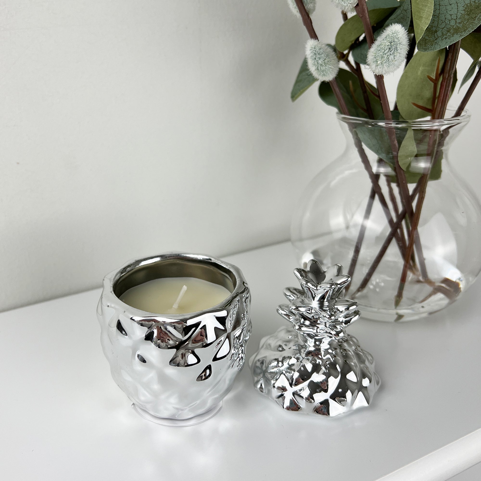 Miniature Pineapple Candle - Linen Scented