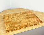 Mango Wood Chopping Board - 'Sliced Chopped Diced'