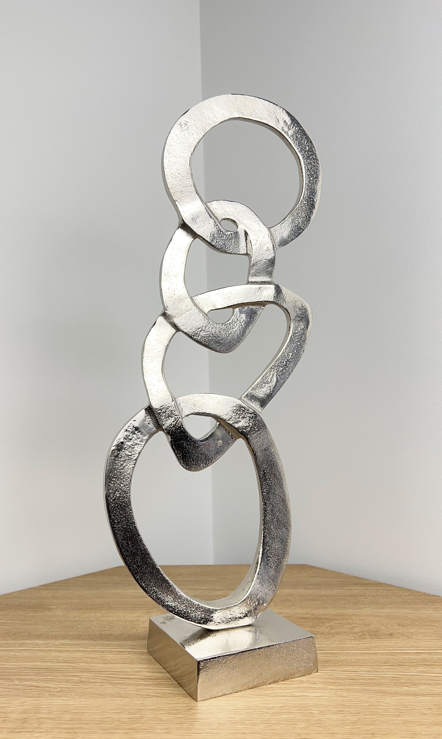 50.5cm Abstract Circles Sculpture