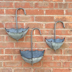 Set of 3 Umbrella Garden Wall Planters