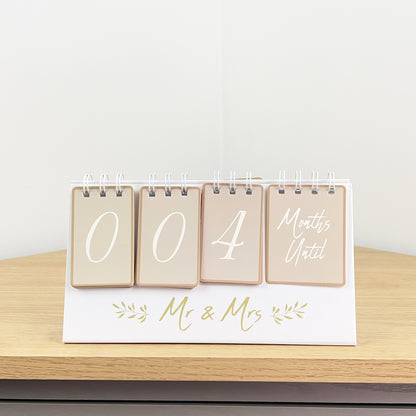 Desktop Wedding Countdown Calendar