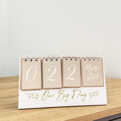 Desktop Wedding Countdown Calendar