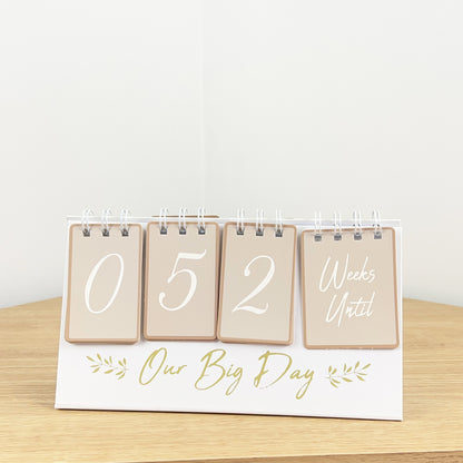 Desktop Wedding Countdown Calendar